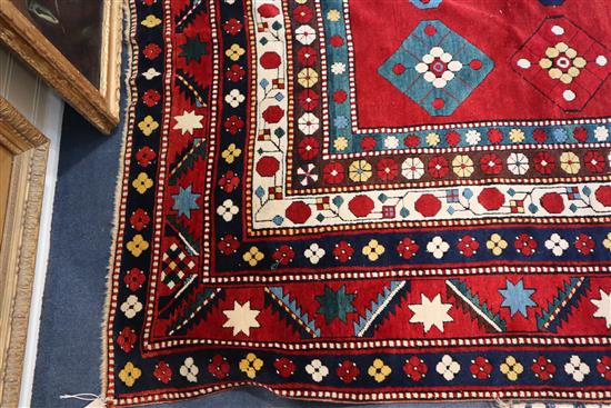 A Lambalo Kazak Caucasian small carpet, 11ft 4in. x 6ft 1in.